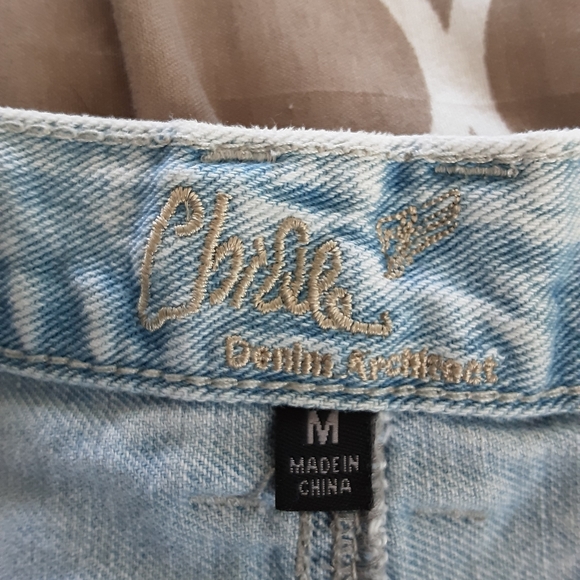 Womens Chiqle Denim Architect distressed jeans size M - Picture 4 of 6